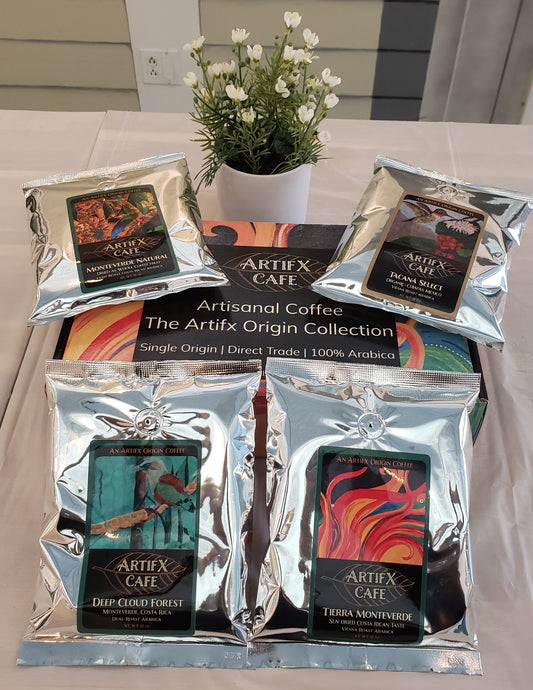 Artifx Cafe Artisanal Coffee Sampler Gift Box
