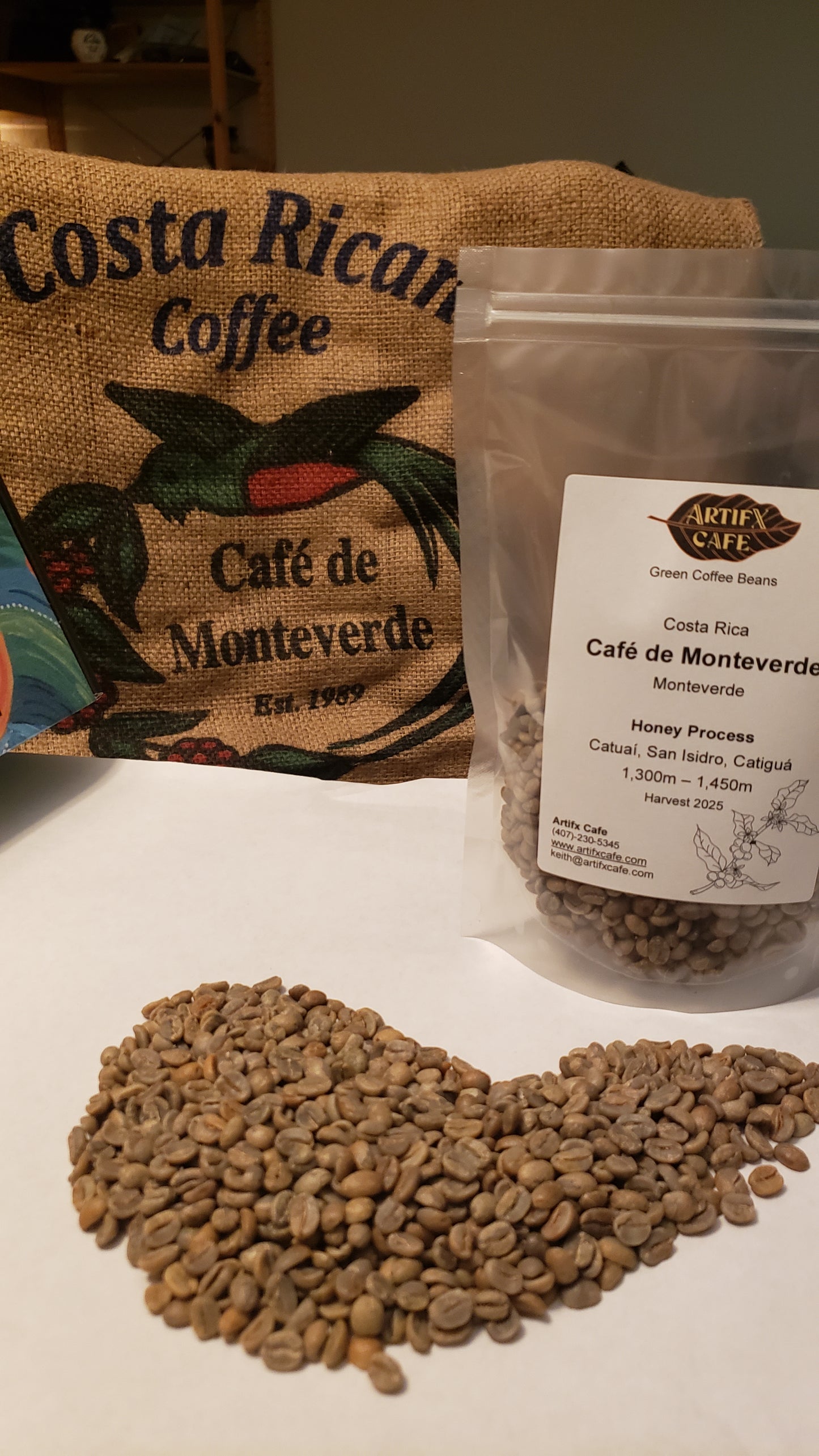 Costa Rica:  Monteverde, Honey Process