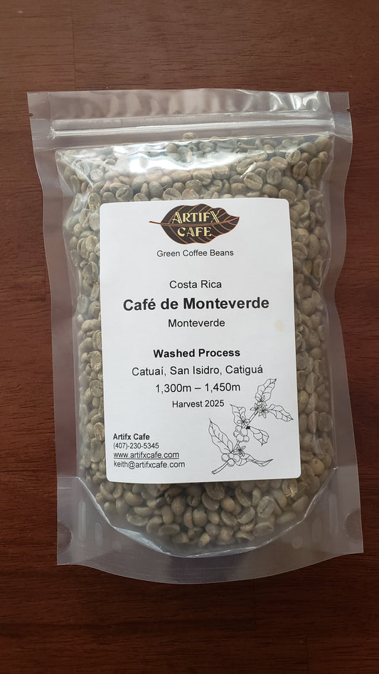 Costa Rica:  Monteverde, Washed Process